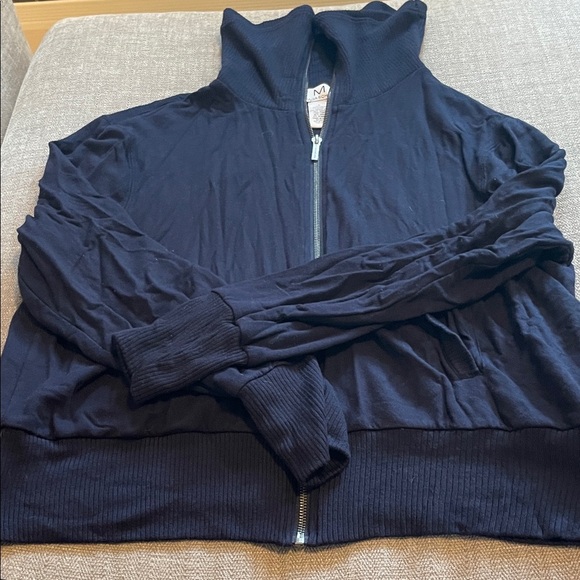 Magaschoni Tops - NAOT! Magaschoni High Neck Full Zip Sweater